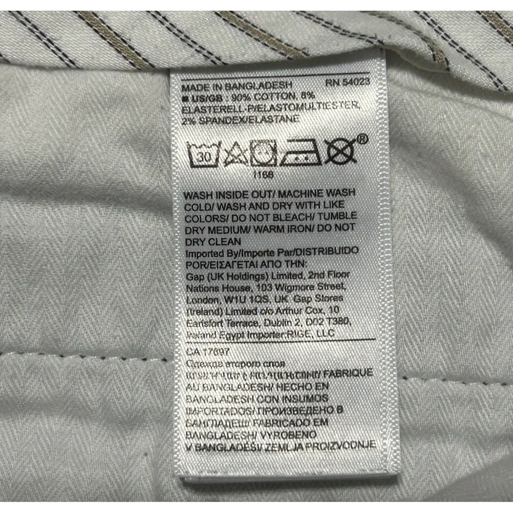 Banana Republic‎ Mason Athletic Tapered Fit Chinos Mens 35x32 Blue Pants Cotton